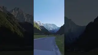 Cu bicicleta in Logarska Dolina, Slovenia #shorts