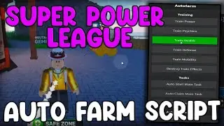 [⚔️] Super Power League Script Auto Farm, Auto Quest And Max Stats - Roblox 2025