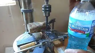 Po-Boys Cheap drilling fluid works on steel DIY drilling steel coolant