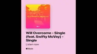 Will Overcome   Single  MISS. G feat.  Swifty McVay