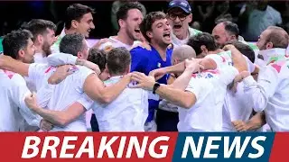 Flavio Cobolli Clinches Historic Davis Cup Win for Italy  3rd Straight Title। USA NEWS TODAY