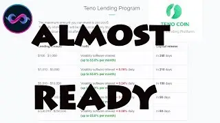 TENOCOIN - LENDING ALMOST READY