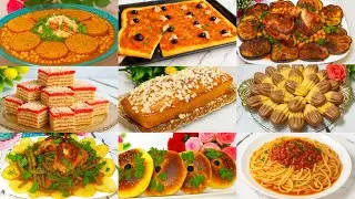 جدول الوجبات الأسبوعي المصوّر طيّبي بــلا ما تخمّـي 👩‍🍳  وكل يوم أكلة جديدة🍲مع قهوة العصر#وصفات_سهلة