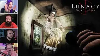 Lunacy Saint Rhodes Top Twitch Jumpscares Compilation (Horror Games)
