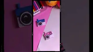 diy miniature camera in matchbox💖💗.#craft #cute #creative #shorts #youtubeshorts #viral