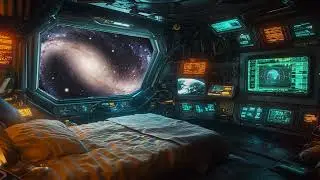Cosmic Tranquility | Relaxing Orbital Space Sounds for Deep Sleep and Focus