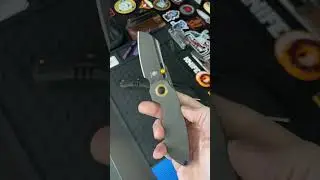 Slow Rolled Titanium | Kizer October #edc #knives #blade #titanium #knifelife #knivesdaily #ytshorts