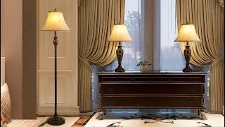 Vintage Lamps Set of 3, Traditional Classic Table Lamps Floor Lamp