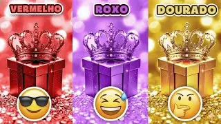 Purple 💜 or Gold 💛  Choose Your Gift & Reveal Your Personality!   Color Challenge