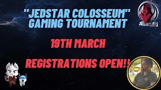 JEDSTAR Colosseum  - Gaming Tournament announced!!