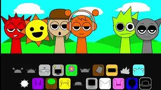 incredibox sprunki sinner edition Animation Videos। Gray sus Raddy secret ending Mr, Sun Animation
