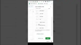 Google Sheets Tutorial - Creating a Dropdown from a Range