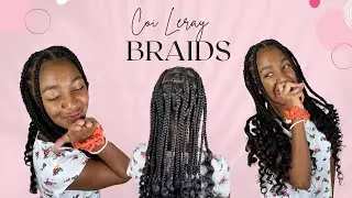 HOW TO: EXTRA LARGE KNOTLESS BOX BRAIDS WITH CURLY ENDS | COI LERAY BRAIDS INSPIRED #JUMBOKNOTLESS