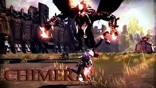 RaiderZ Online Gameplay - Chimera Boss Fight