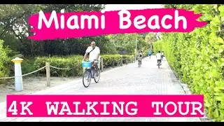 4K WALKING TOUR IN SOUTH BEACH, MIAMI BEACH. August 2023