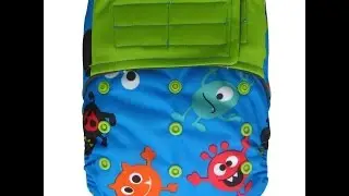 Review: ecoAble AIO Cloth Diapers with Hook & Loop Closure