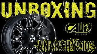 Cali Off-Road Anarchy 20x12 -44 Wheel Rim Unboxing