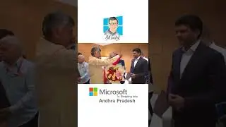 || AP CM Met Bill Gates || Microsoft into Andhra Pradesh || #youtubeshorts ||