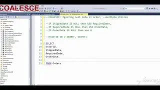 SQL Server - COALESCE and ISNULL