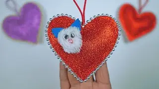 Valentine's Day Crafts Idea - DIY Homemade Valentines Gifts For Him - Glitter Foam Paper Crafts