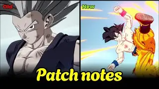 Patch Notes Side by Side | Old & new changes | DragonBall Sparking Zero Daima DLC