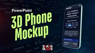 Add Custom Screen to 3D Phone Model in PowerPoint (Using 3D Builder) | SparkSlides