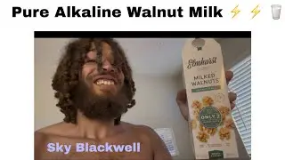 Pure Alkaline Walnut Milk ⚡️ ⚡️ 🥛 (4K) (Sky Blackwell)