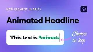 New! Animated Text Heading - WordPress & Cloud, Animated Headline Element