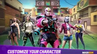 mask gun multiplayr fps shooting gun game||tech gamer24||