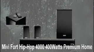 Mivi Fort Hip-Hop 4000 400Watts Premium Home Theatre Soundbar [New Launch], 5.1 Channel