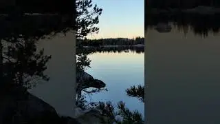 SIERRA NATIONAL FOREST ISLAND CAMPING. BOAT IN ON A RAFT LAKE CAMPGROUND