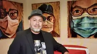 Colombian artist paints portraits in honor of healthcare heroes in the frontlines of the pandemic