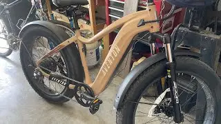 Aventon Aventure how to turn on and top speed eBike Tan 2023