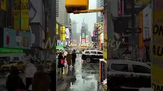 ❄️ NEW YORK CITY WINTER: Times Square Snowstorm in Manhattan, NY, USA #nycstreets #newyorkstreets