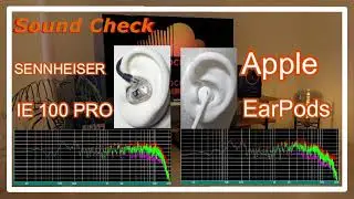 SENNHEISER IE100 PRO vs Apple EarPods [IEMs In-Ear headphones Sound Comparisonイヤホン音比較]