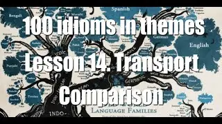 100 idioms in themes. Comparison of languages. Part 14. Transport