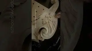 Venetian Style of Wood Carving #woodcarving #woodworking #woodart