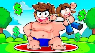 Gastei R$100.000 pra ser o MAIS FORTE no SUMO do Roblox!