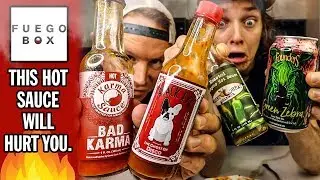 THIS HOT SAUCE WILL MAKE YOU HURT // Fuego Box Unbox and Taste Test