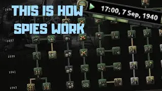 How to use spies in Hoi4 - La Resistance agency guide / hoi4 blueprint stealing tips