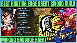 Aerial Great Sword is Back - New Best Worst Great Sword Build - Max Damage - Monster Hunter Rise!