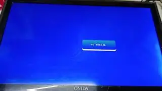 Onida LED TV dishply pe bar bar menu aata hai