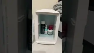 Cooluli Skincare Mini Fridge for Bedroom - Car, Office Desk & Dorm Room - Portable 4L/6 Can Electric