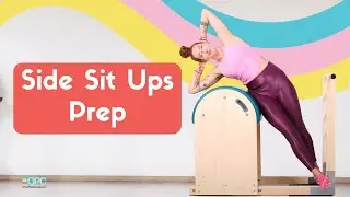 Side Sit Ups Prep on the Ladder Barrel | Online Pilates Classes