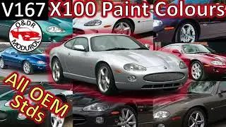 Jaguar XK8/XKR: Цветовые коды. Руководство по всем заводским цветам окраски. Фотографии автомобил...