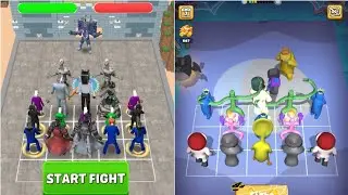 Merge Rainbow Friends Vs Merge Monster Colors Rainbow Max Level Gameplay