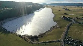 Lac des Taillères gelé Janvier 2020