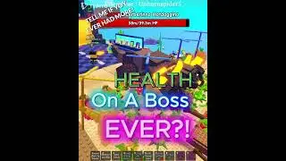 MOST HEALTHED BOSS?! #roblox #shorts #plantsvsbrainrot