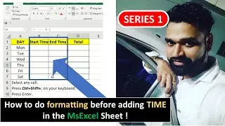 Discover Talent Presents | How to add time in ms excel - Series 1