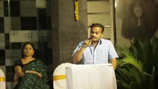 Eminent speaker and HR specialist Mr. Nutan Naidu delivers an inspiring speech.